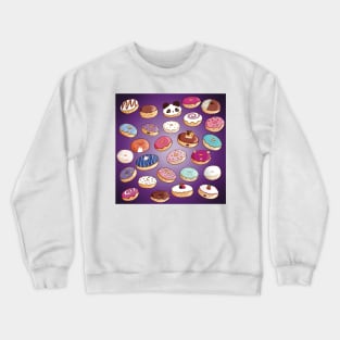 delicious donuts Crewneck Sweatshirt